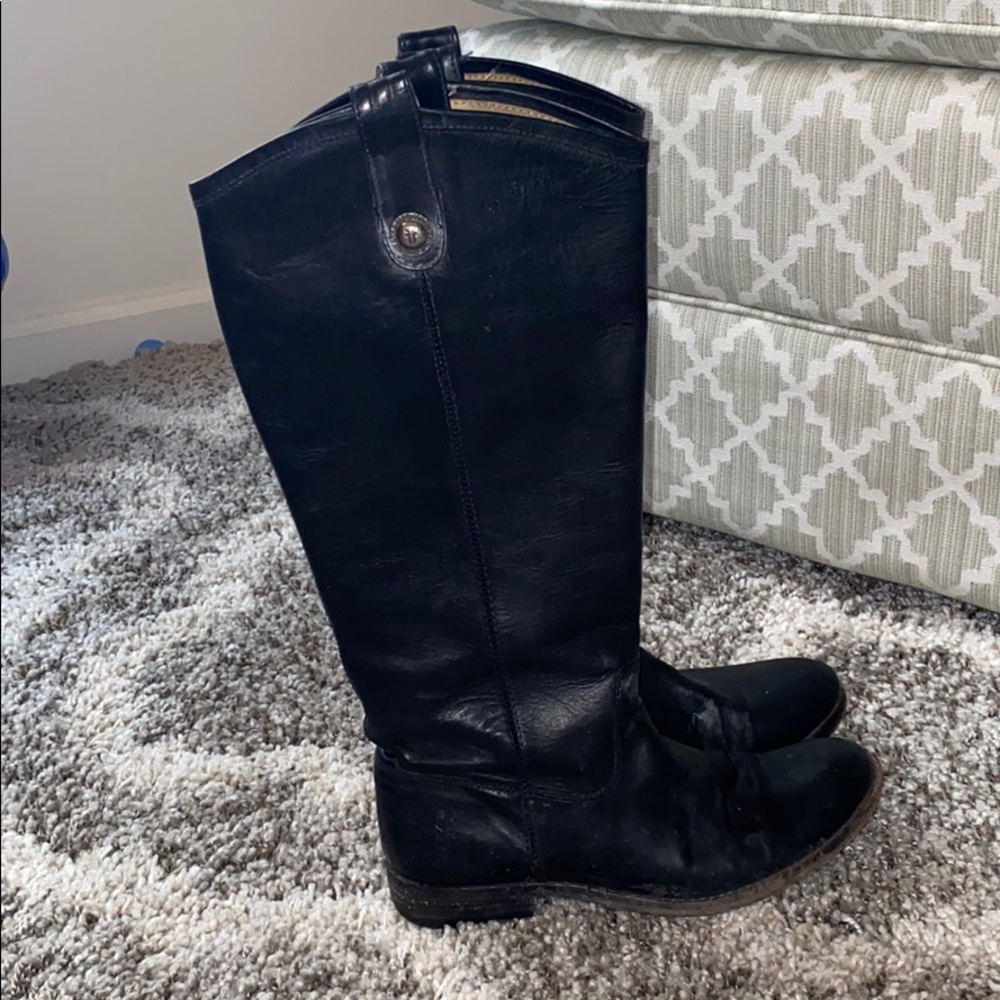 Melissa button Frye boots